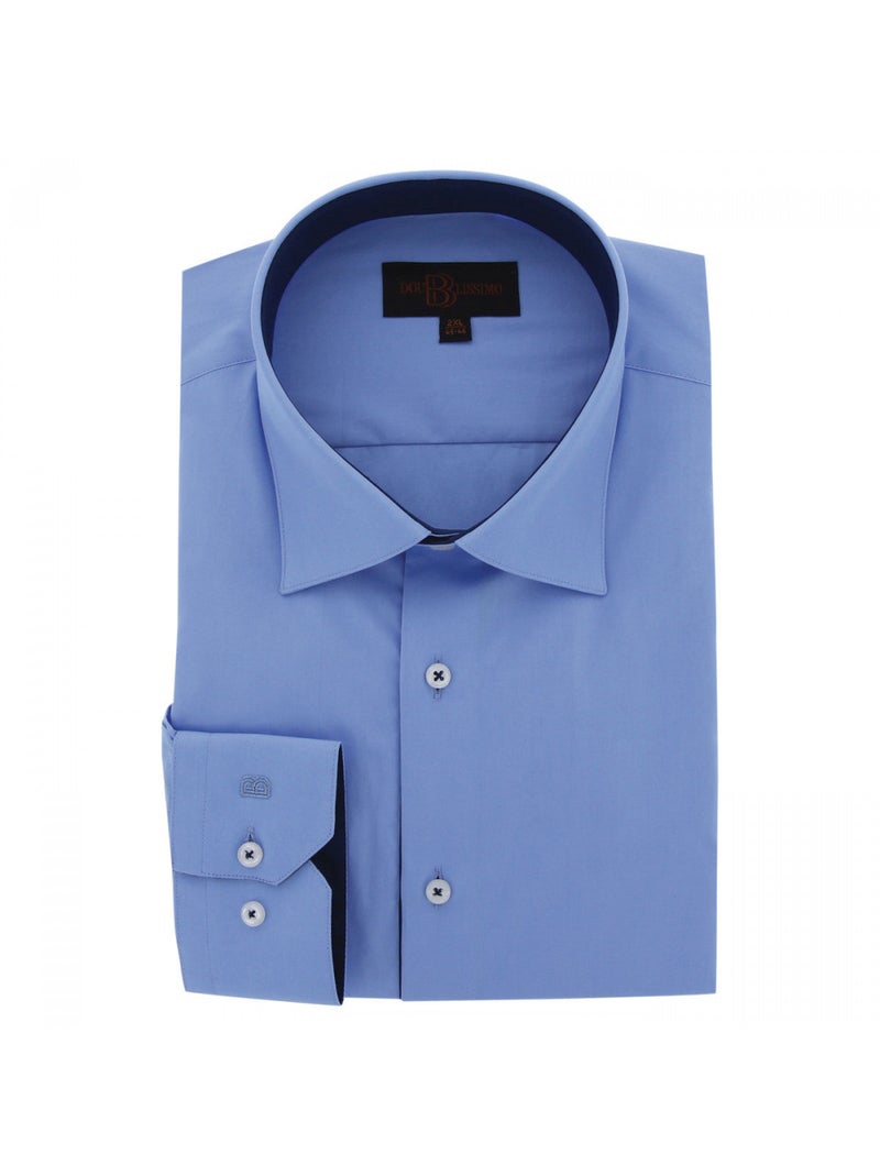 Chemise homme grande taille tissu uni coupe droite CLASSOPO Doublissimo Bordeaux , 49,50 4XL Bordeaux - Kiabi