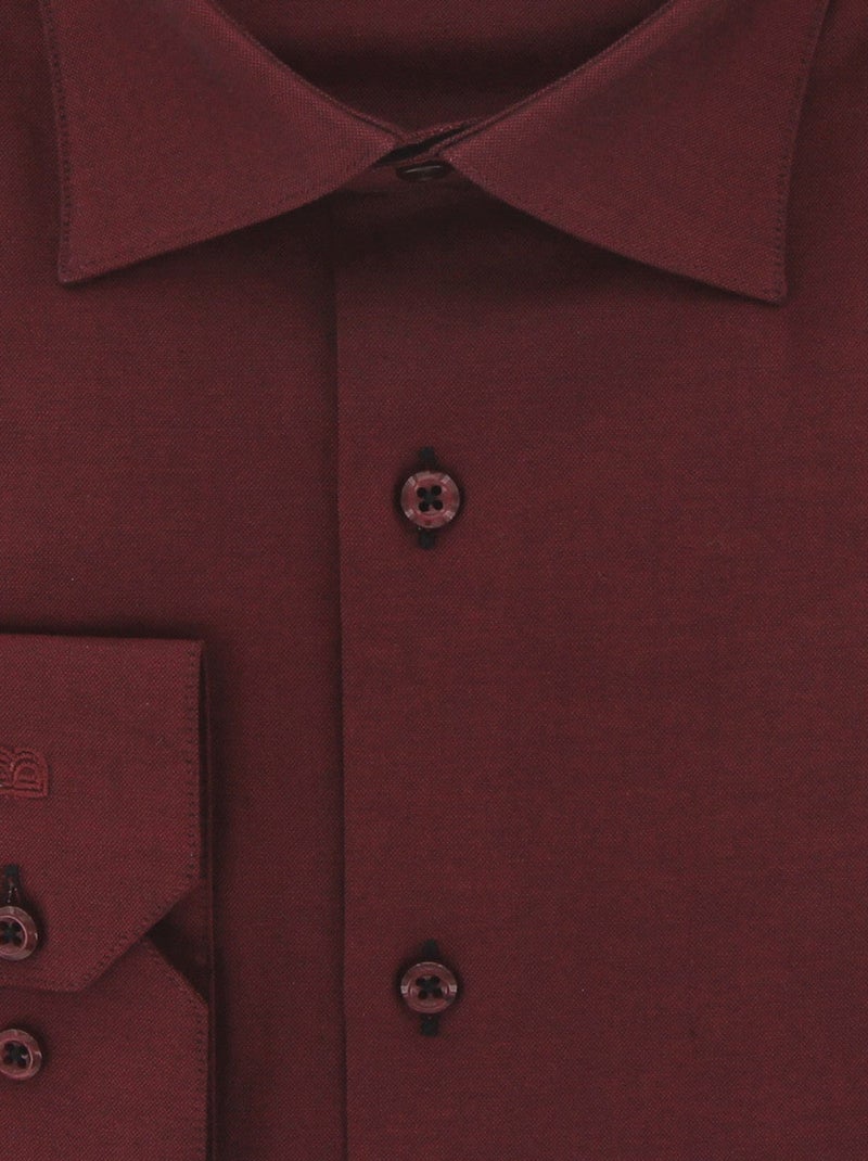 Chemise homme grande taille tissu uni coupe droite FILOPPO Doublissimo Bordeaux , 49,50 4XL Bordeaux - Kiabi