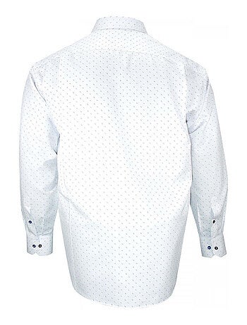 Chemise homme grande taille tissus à motifs coupe droite freccia doublissimo