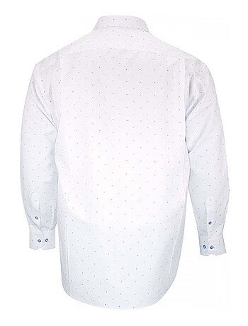 Chemise homme grande taille tissus à motifs coupe droite furtivo doublissimo