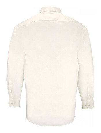 Chemise homme grande taille tissus armuré coupe droite DUOMO Doublissimo Beige , 51,52 5XL