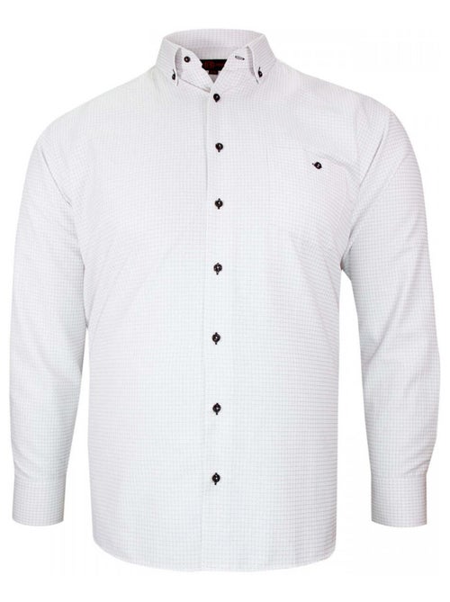 Chemise homme grande taille tissus premium à carreaux coupe droite CLASSO Doublissimo - Kiabi Chemise homme grande taille tissus premium à carreaux coupe droite CLASSO Doublissimo - Kiabi