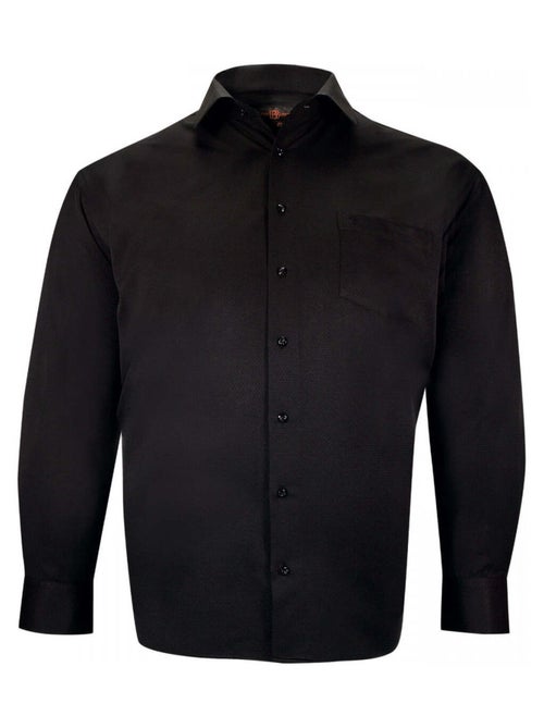 Chemise homme grande taille tissus premium armuré coupe droite BASTINI Doublissimo Blanc , 51,52 5XL - Kiabi