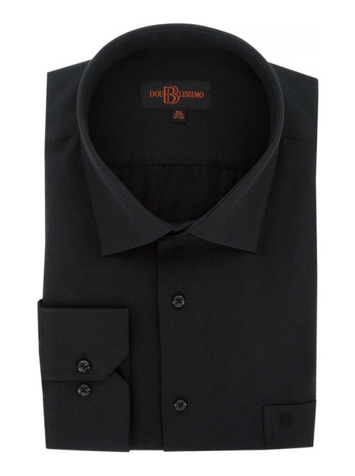 Chemise homme grande taille tissus premium armuré coupe droite BASTINI Doublissimo Blanc , 51,52 5XL - Kiabi