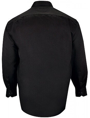 Chemise homme grande taille tissus premium armuré coupe droite BASTINI Doublissimo