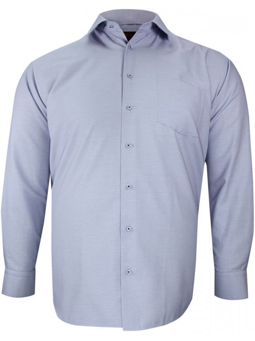 Chemise homme grande taille tissus premium armuré coupe droite DELLE Doublissimo - Kiabi Chemise homme grande taille tissus premium armuré coupe droite DELLE Doublissimo - Kiabi