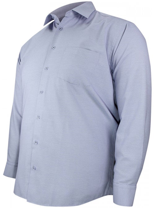 Chemise homme grande taille tissus premium armuré coupe droite DELLE Doublissimo - Kiabi Chemise homme grande taille tissus premium armuré coupe droite DELLE Doublissimo - Kiabi