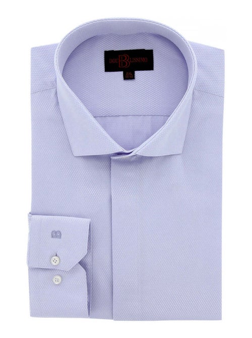 Chemise homme grande taille tissus premium armuré coupe droite ELGANZO Doublissimo Parme , 45,46 2XL - Kiabi