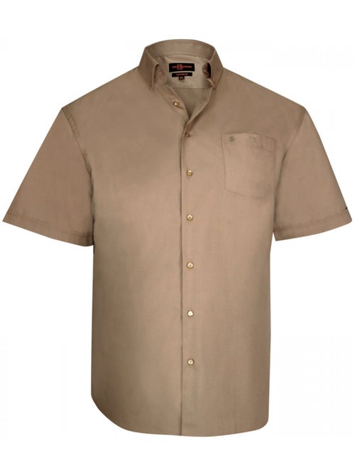 Chemise homme grande taille unie coupe droite BASIC Doublissimo - Kiabi Chemise homme grande taille unie coupe droite BASIC Doublissimo - Kiabi