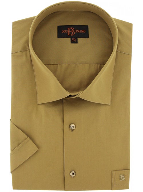 Chemise homme grande taille unie coupe droite PRIMINO Doublissimo - Kiabi Chemise homme grande taille unie coupe droite PRIMINO Doublissimo - Kiabi