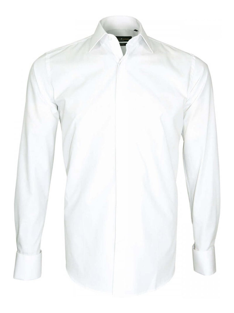 Chemise homme habillé coupe cintrée PREMIUM Emporio balzani Blanc , 40 Blanc - Kiabi