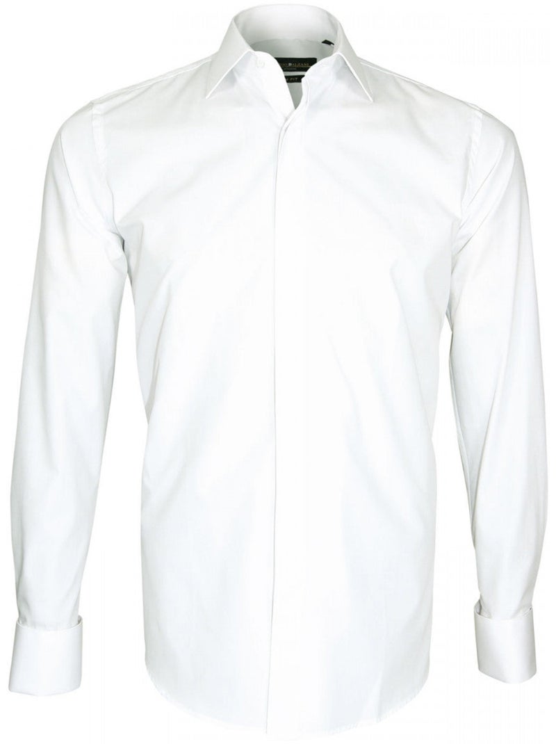 Chemise homme habillé coupe cintrée PREMIUM Emporio balzani Blanc - Kiabi