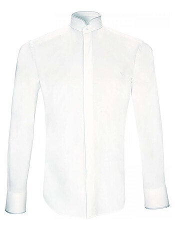 Chemise homme habillée coupe cintrée BREAFTER Andrew Mac Allister Blanc , Blanc , 41