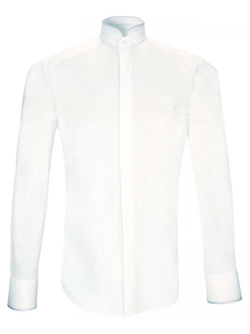 Chemise homme habillée coupe cintrée BREAFTER Andrew Mac Allister Blanc , Blanc , 41 Blanc Blanc - Kiabi