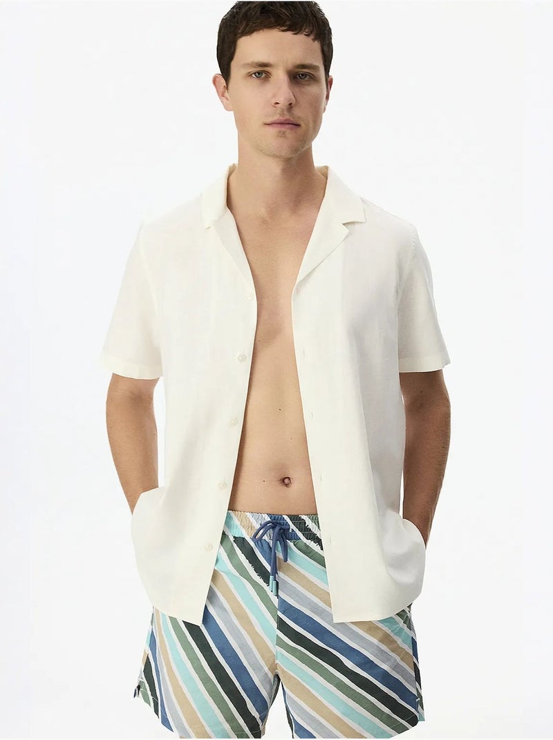 Chemise homme havana air penti Blanc - Kiabi