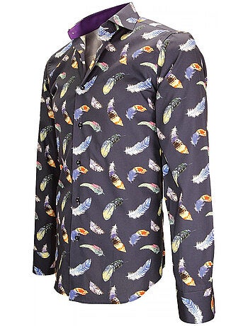 Chemise homme imprimée coupe cintrée FEATHER Andrew Mac Allister