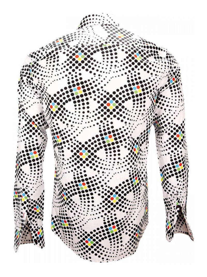 Chemise homme imprimée coupe cintrée GINGER Andrew Mac Allister Blanc , 38 Blanc - Kiabi