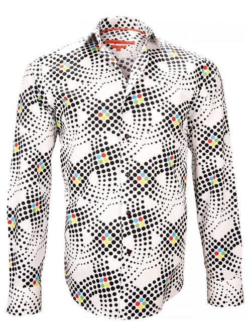 Chemise homme imprimée coupe cintrée GINGER Andrew Mac Allister - Kiabi Chemise homme imprimée coupe cintrée GINGER Andrew Mac Allister - Kiabi