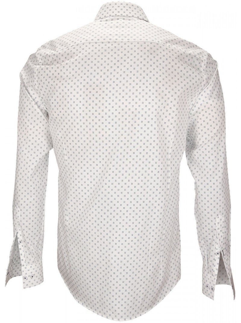 Chemise homme imprimée coupe cintrée KILBURNA Andrew Mac Allister Blanc - Kiabi