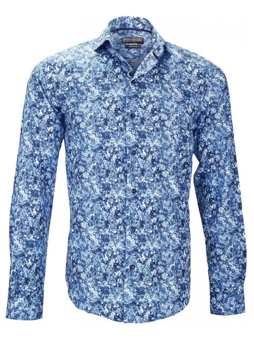 Chemise homme imprimée coupe cintrée LECCE Emporio balzani Blanc , 41 - Kiabi