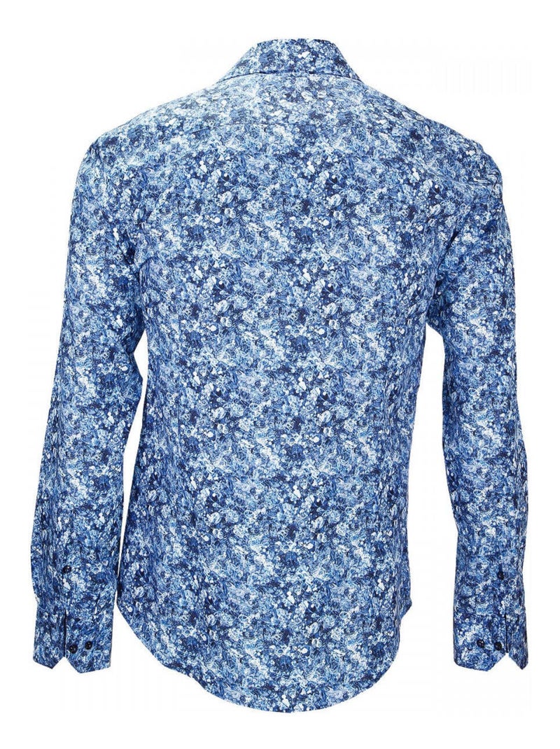 Chemise homme imprimée coupe cintrée LECCE Emporio balzani Blanc , 41 Blanc - Kiabi