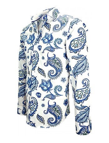 Chemise homme imprimée coupe cintrée PAYSLEY Andrew Mac Allister