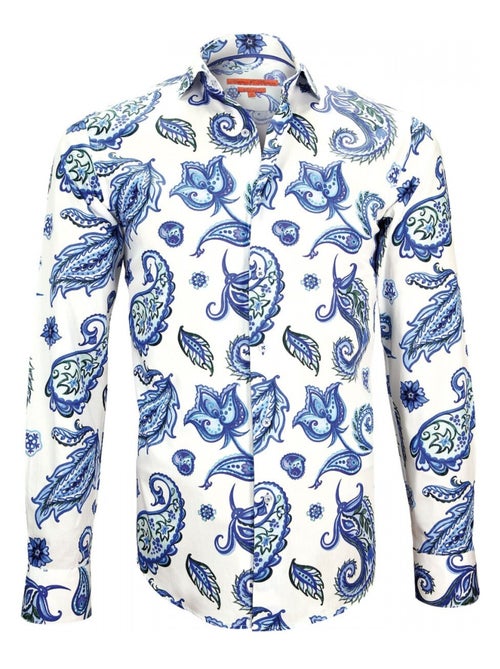 Chemise homme imprimée coupe cintrée PAYSLEY Andrew Mac Allister - Kiabi