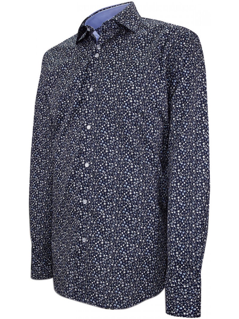 Chemise homme imprimée coupe droite STAMPA Emporio balzani Blanc , 39 Blanc - Kiabi