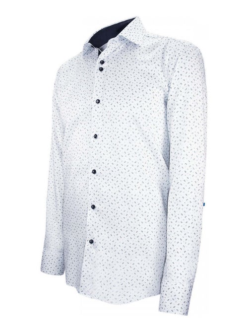 Chemise homme imprimée coupe droite STAMPA2 Emporio balzani Blanc , 40 - Kiabi