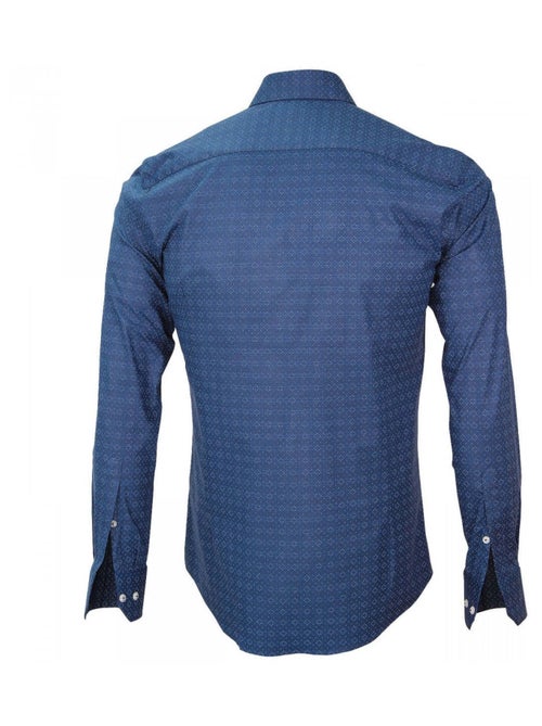 Chemise homme Italienne coupe cintrée CAVOUR Emporio balzani Bleu , Rouge , 43 - Kiabi