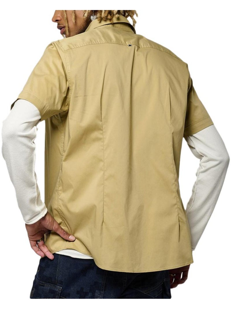 Chemise Homme Kaporal Beige - Kiabi