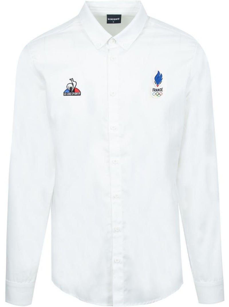 Chemise Homme Le Coq Sportif Blanc - Kiabi