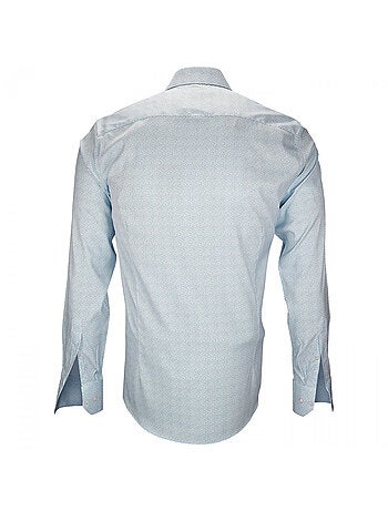 Chemise homme liberty coupe cintrée AGRIGENTE Emporio balzani Bleu , 45