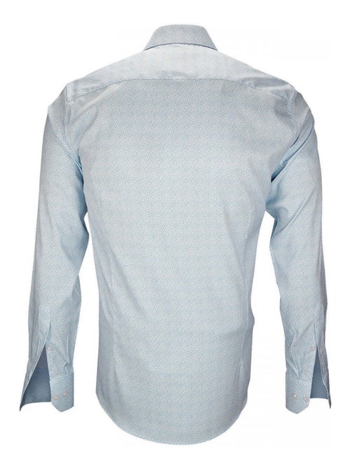 Chemise homme liberty coupe cintrée AGRIGENTE Emporio balzani Bleu , 45 - Kiabi