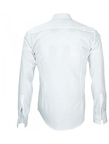 Chemise homme liberty coupe cintrée EVERTON Andrew Mac Allister Blanc , 44