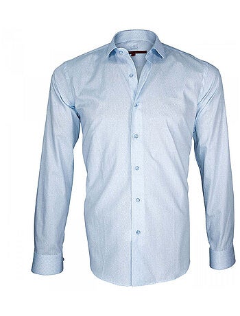 Chemise homme liberty coupe cintrée EVERTON Andrew Mac Allister Blanc , 44