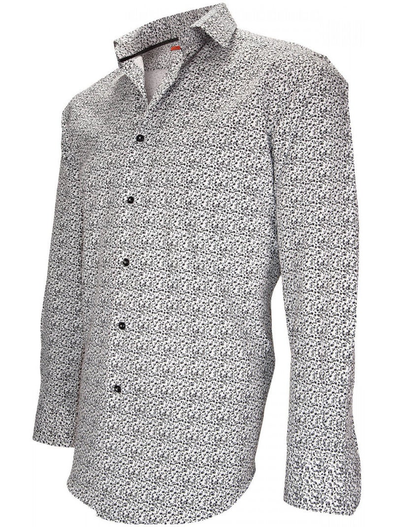 Chemise homme liberty coupe cintrée GREENWICH Andrew Mac Allister Blanc Rouge Bleu - Kiabi