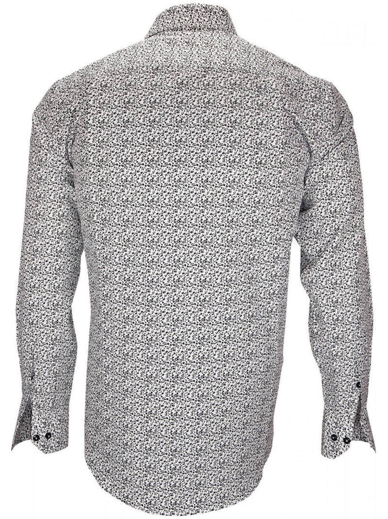 Chemise homme liberty coupe cintrée GREENWICH Andrew Mac Allister Blanc Rouge Bleu - Kiabi