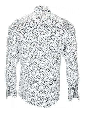 Chemise homme liberty coupe cintrée SANGIOVESE Emporio balzani Bordeaux , 43