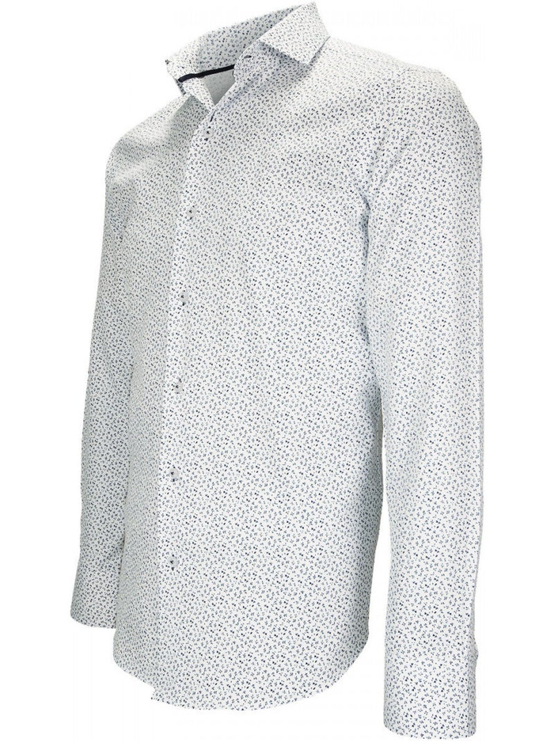 Chemise homme liberty coupe cintrée SANGIOVESE Emporio balzani Bleu - Kiabi
