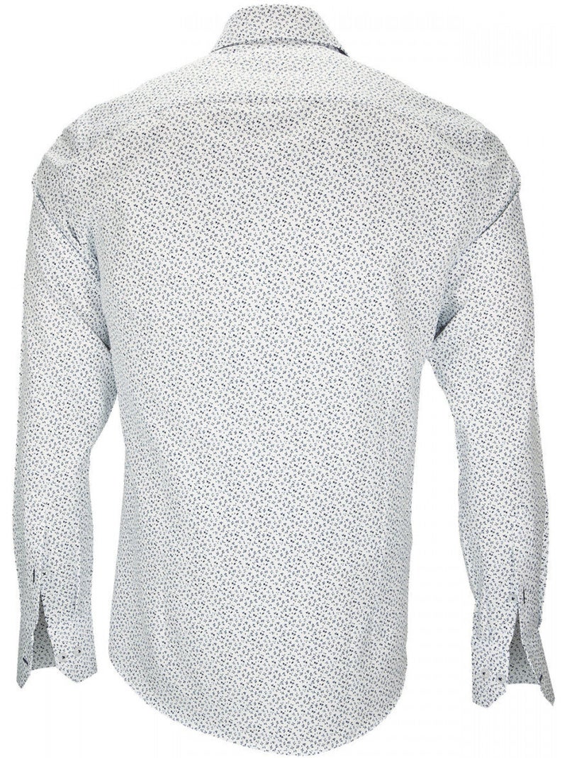 Chemise homme liberty coupe cintrée SANGIOVESE Emporio balzani Bleu - Kiabi