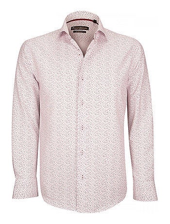 Chemise homme liberty coupe cintrée SANGIOVESE Emporio balzani Bordeaux , 43