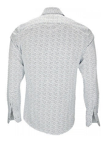Chemise homme liberty coupe cintrée SANGIOVESE Emporio balzani Bordeaux , 43