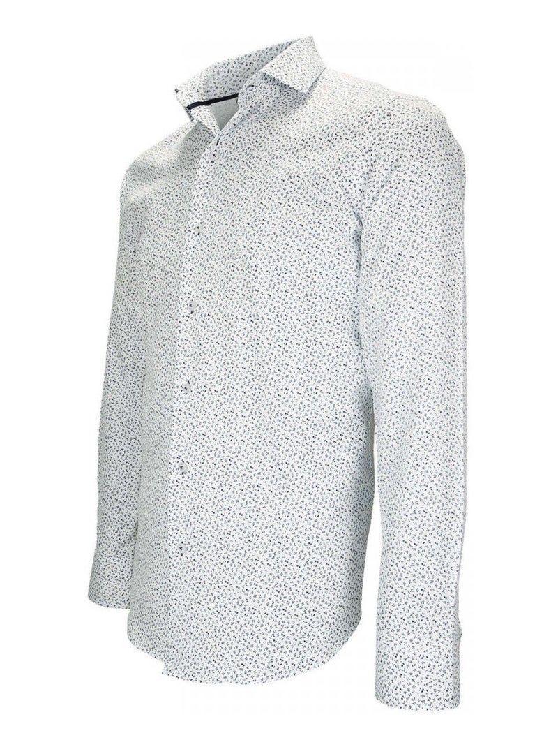 Chemise homme liberty coupe cintrée SANGIOVESE Emporio balzani Bordeaux - Kiabi