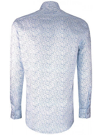 Chemise homme liberty gorge cachée mode coupe cintrée DYLAN Andrew Mac Allister Blanc , 39