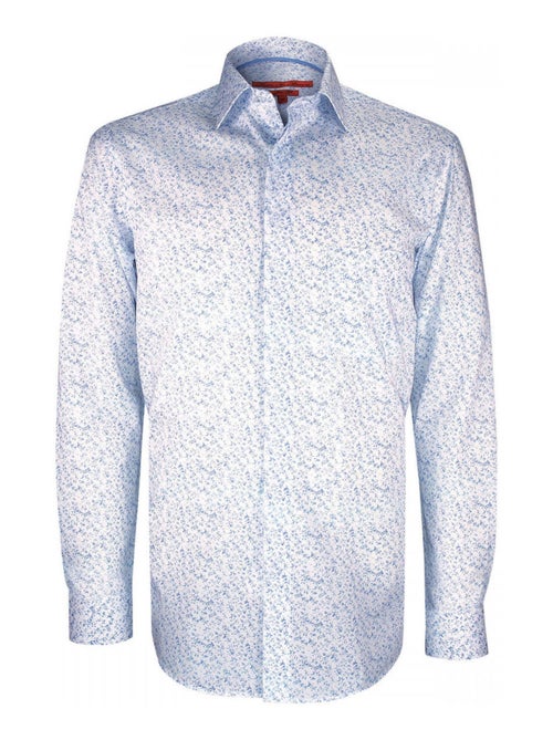 Chemise homme liberty gorge cachée mode coupe cintrée DYLAN Andrew Mac Allister Blanc , 44 - Kiabi