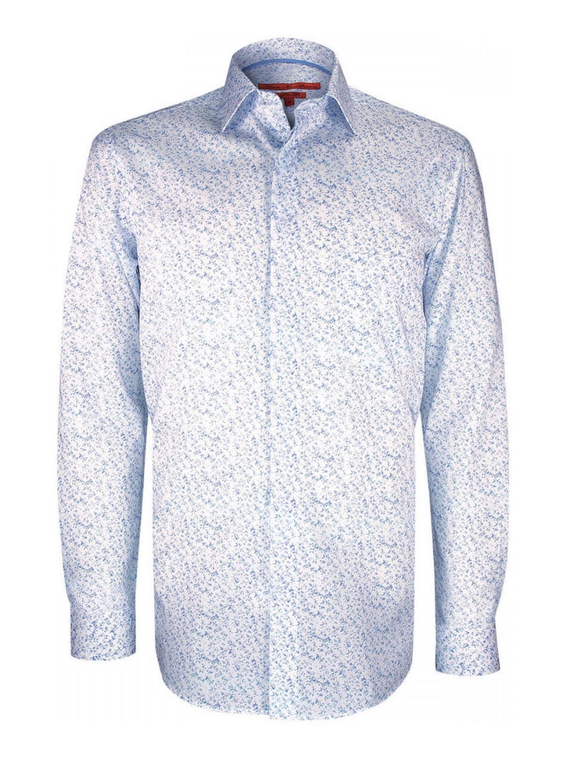 Chemise homme liberty gorge cachée mode coupe cintrée DYLAN Andrew Mac Allister Blanc , 44 Blanc - Kiabi