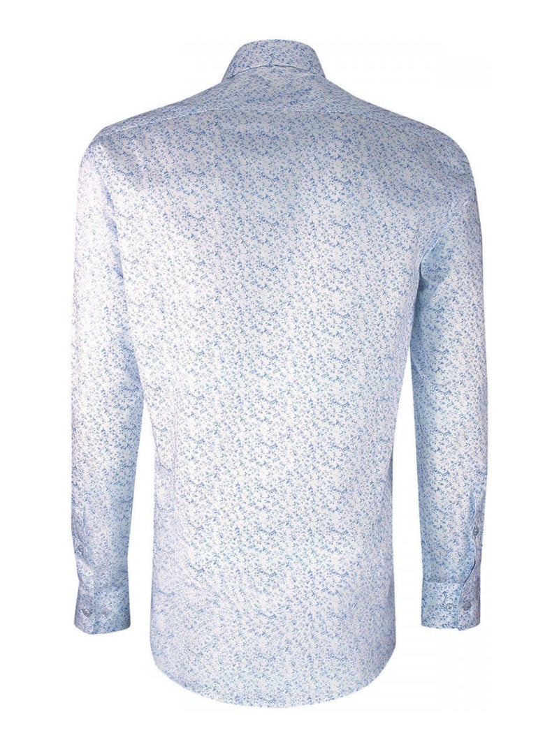 Chemise homme liberty gorge cachée mode coupe cintrée DYLAN Andrew Mac Allister Blanc , 44 Blanc - Kiabi