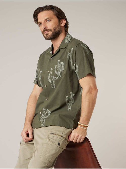 Chemise homme manches courtes 100% coton 'Deeluxe' - Kiabi