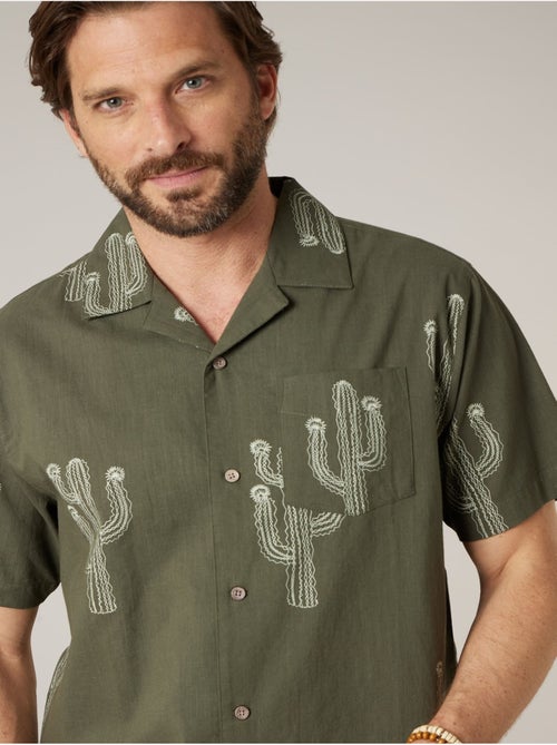 Chemise homme manches courtes 100% coton 'Deeluxe' - Kiabi